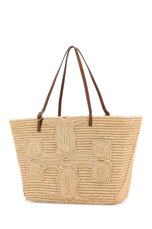 Raffia Tory Burch Doum for Women Ella shopping bag TORY BURCH (181326)