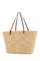 Raffia Tory Burch Doum for Women Ella shopping bag TORY BURCH (181326)