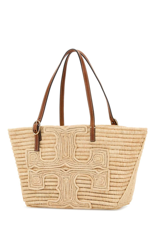 Raffia Tory Burch Doum for Women Ella shopping bag TORY BURCH (183825)