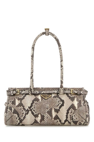 Python leather medium Bonnie shoulder bag PRADA (1BA426VMOO2GB1)
