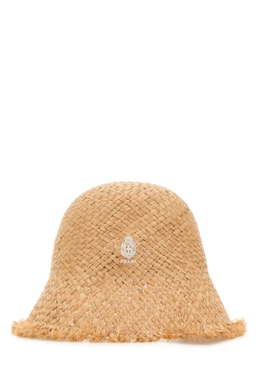 Raffia baseball cap PRADA (1HC5192ZP6)