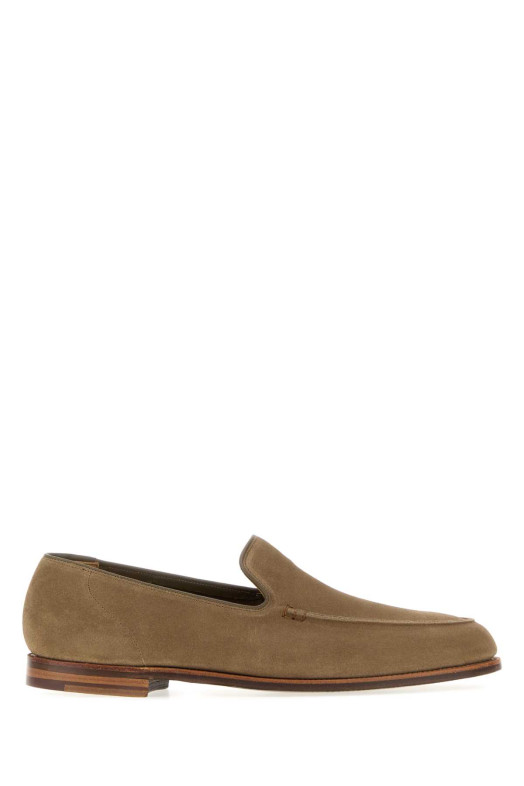 Khaki suede Salcombre loafers CROCKETT&JONES (20210AS31L7)