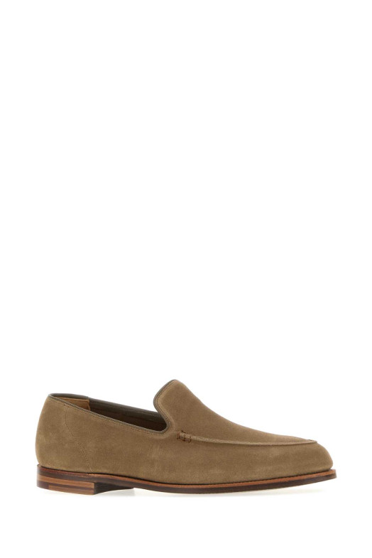 Khaki suede Salcombre loafers CROCKETT&JONES (20210AS31L7)