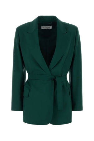 Dark green wool Talento blazer Blue MAX MARA (2521046101600)