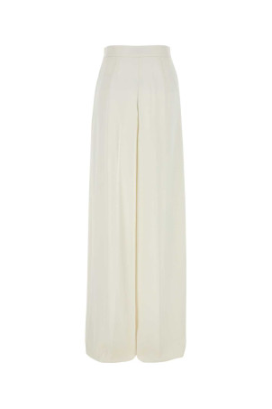 White crepe Manetta wide-leg pant Green MAX MARA (2521136071600)