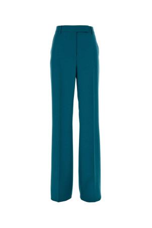 Petrol blue wool blend Talco pant Blue MAX MARA (2611131101600)