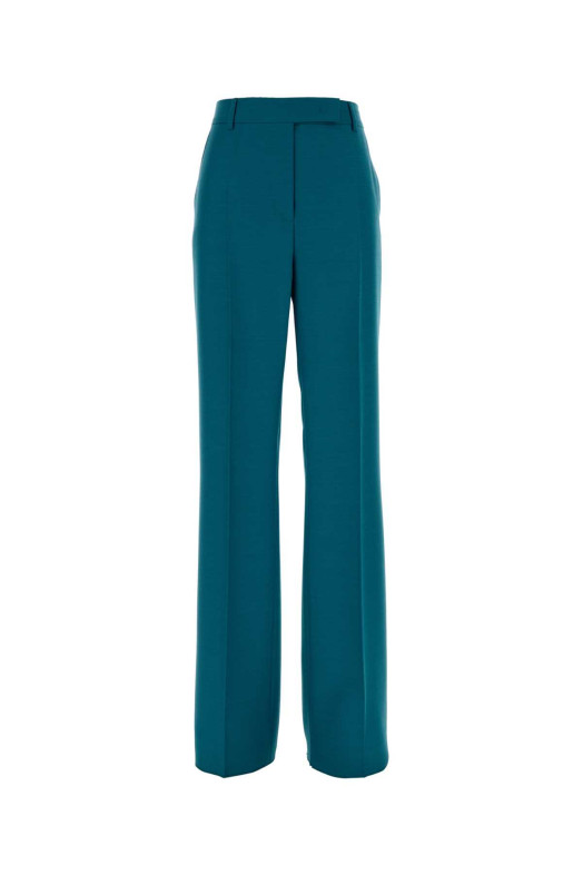 Petrol blue wool blend Talco pant Blue MAX MARA (2611131101600)