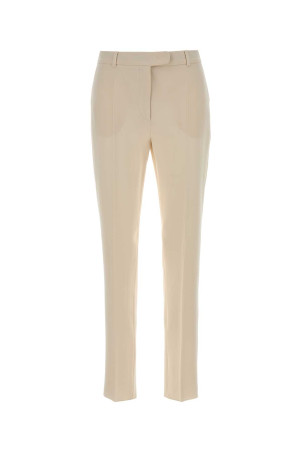 Pastel yellow crepe Jerta pant White MAX MARA (2616131035600)