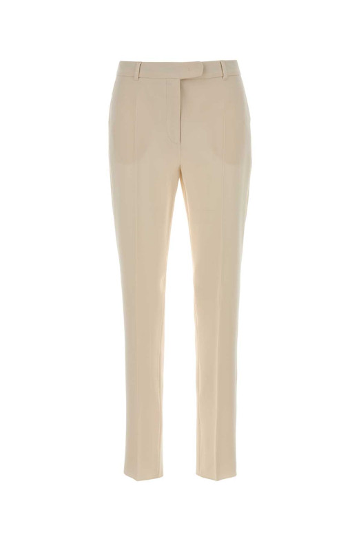 Pastel yellow crepe Jerta pant White MAX MARA (2616131035600)