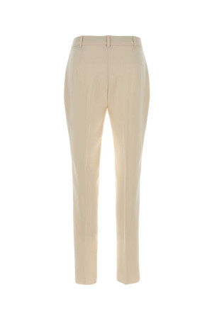 Pastel yellow crepe Jerta pant White MAX MARA (2616131035600)