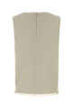 Sand stretch linen blend Anika tank top S MAXMARA (2619161053600)