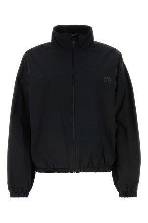 Black polyester blend windbreaker T BY ALEXANDER WANG (4WC3232071)