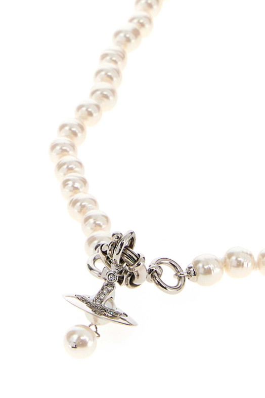 Ivory pearls Aleksa necklace VIVIENNE WESTWOOD (6301011102P226CN)