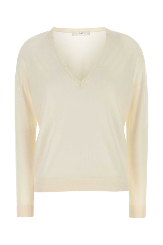 Ivory cashmere sweater CO (7891BCMCORE)