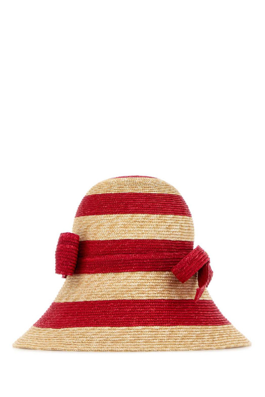 Embroidered raffia bucket hat VALENTINO GARAVANI (8W2HGA44VMD)