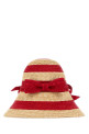 Embroidered raffia bucket hat VALENTINO GARAVANI (8W2HGA44VMD)