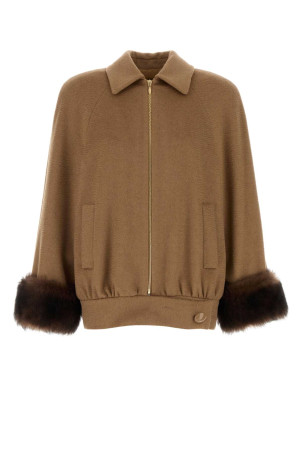Biscuit camel jacket VALENTINO GARAVANI (9B0CJ8J52RF)