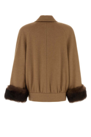 Biscuit camel jacket VALENTINO GARAVANI (9B0CJ8J52RF)