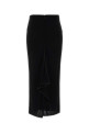 Black viscose skirt Black VALENTINO GARAVANI (9B0RAFK0AG1)
