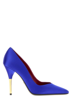 Electric blue satin pumps VALENTINO GARAVANI (9W0S0QL1KVW)