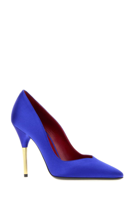 Electric blue satin pumps VALENTINO GARAVANI (9W0S0QL1KVW)