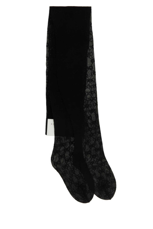 Black stretch nylon tights Black GUCCI (A006403GARH)