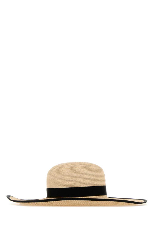 Sand hemp hat AGNONA (AK1103YU3061)