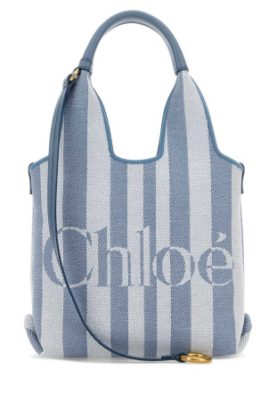 Embroidered canvas ChloÃ© Stripy handbag CHLOE (CH26AP777R65)