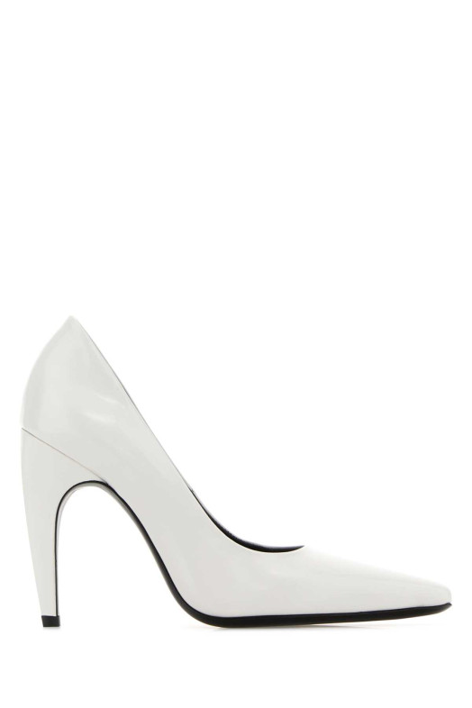 White leather Fame pumps JUDE (PS25HC005WH001C)