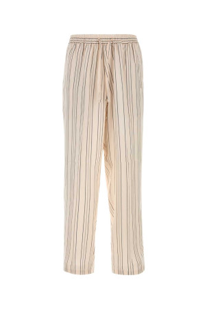 Embroidered satin Julian pyjama pant UMIT BENAN (SS26M335214020812)