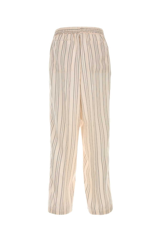 Embroidered satin Julian pyjama pant UMIT BENAN (SS26M335214020812)