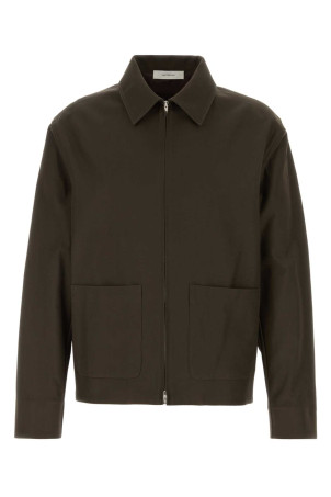 Chocolate cotton blend Norm jacket UMIT BENAN (SS26M662716600926)
