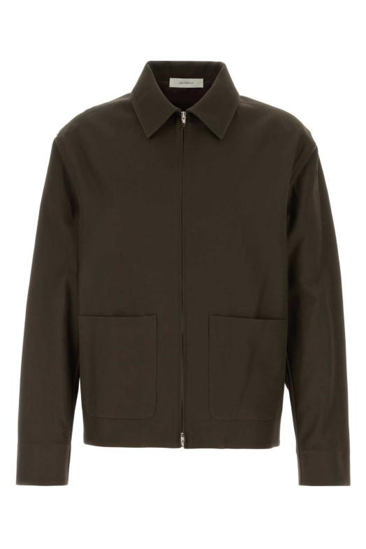 Chocolate cotton blend Norm jacket UMIT BENAN (SS26M662716600926)