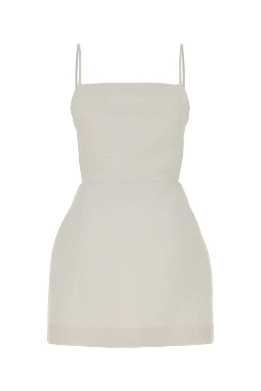White jacquard Henrietta mini dress CALVIN KLEIN COLLECTION (VY00801)