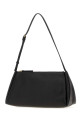 Black leather shoulder bag CALVIN KLEIN COLLECTION (VY03626)