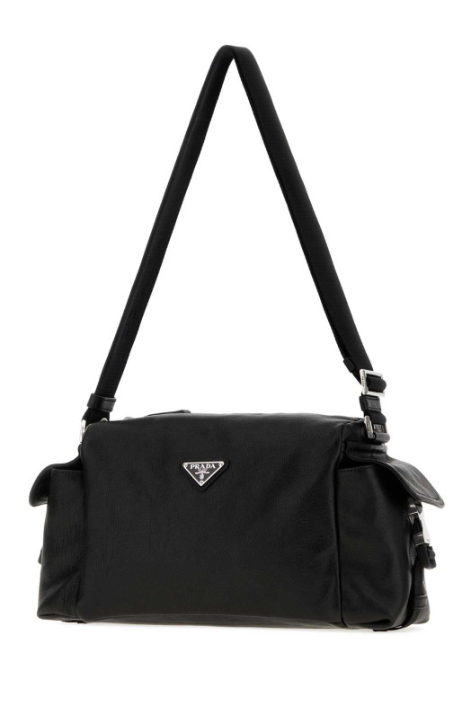 Black leather Prada Explore crossbody bag Black PRADA (2VH2062HE8)