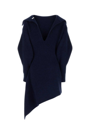 HIGH NECK SLASHED KNITTED DRESS GIVENCHY (BW231Y4ZVC)