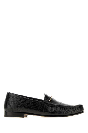 Black leather loafers TOM FORD (J1670LCL395P)