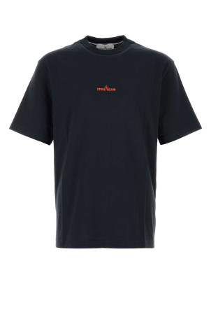 Navy blue cotton t-shirt STONE ISLAND (L2S152100001S0534)