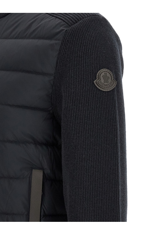 Padded cardigan Blue
