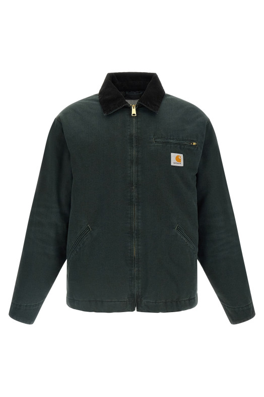 'OG Detroit Deadbors' canvas jacket Green