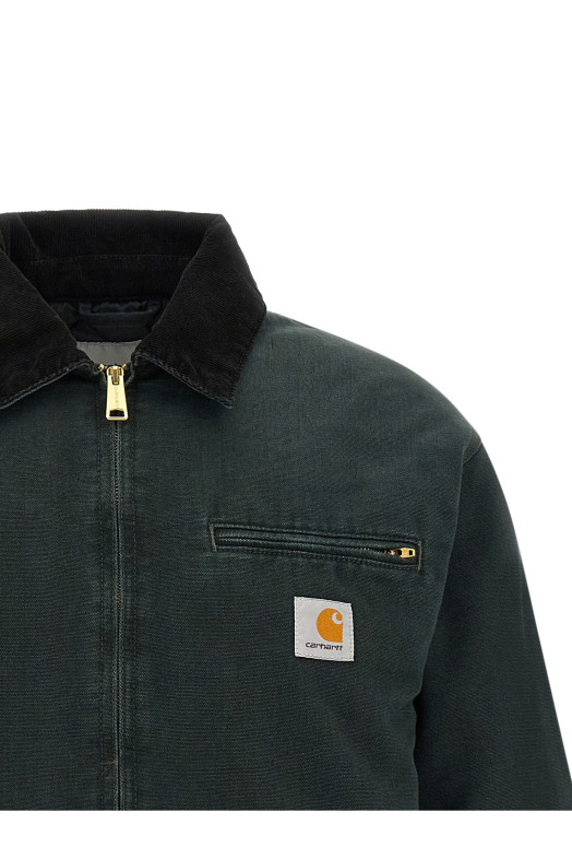 'OG Detroit Deadbors' canvas jacket Green