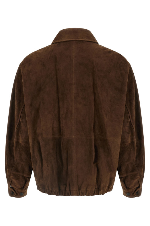 Suede jacket Brown