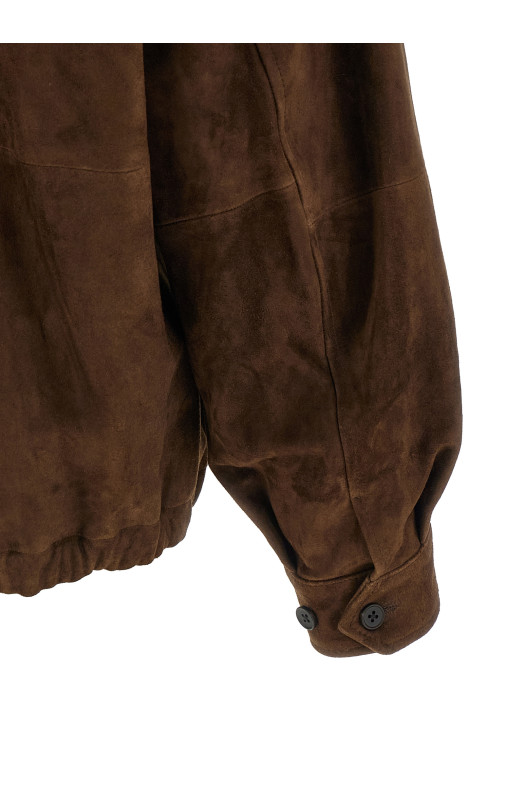 Suede jacket Brown
