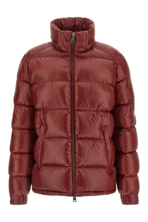 Semi-gloss quilted down jacket Bordeaux