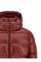 Semi-gloss quilted down jacket Bordeaux