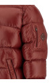Semi-gloss quilted down jacket Bordeaux