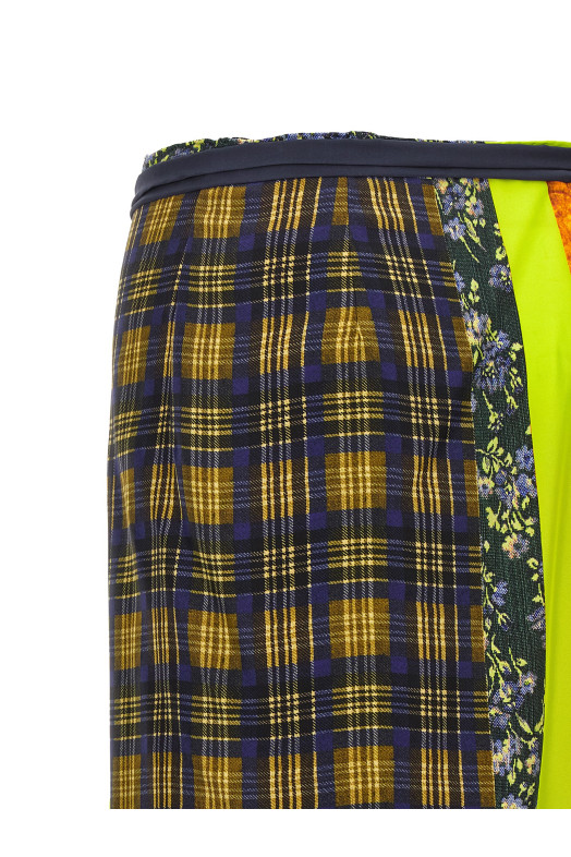 Wrap sarong skirt Multicolor