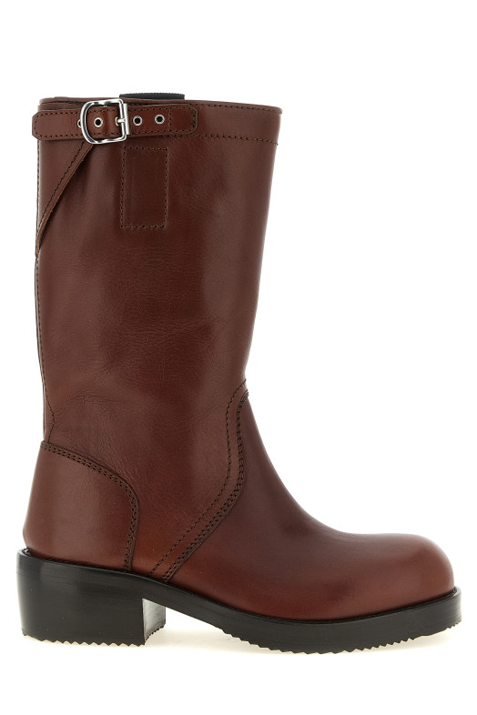 'Biker' boots Brown