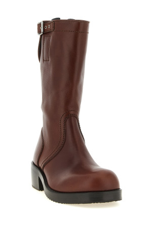 'Biker' boots Brown